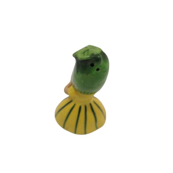 Vintage 50's Napco Anthropomorphic Cucumber Pepper Shaker Kitsch Replacement - Picture 4 of 5